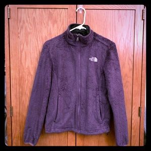 The North Face purple fleece jacket